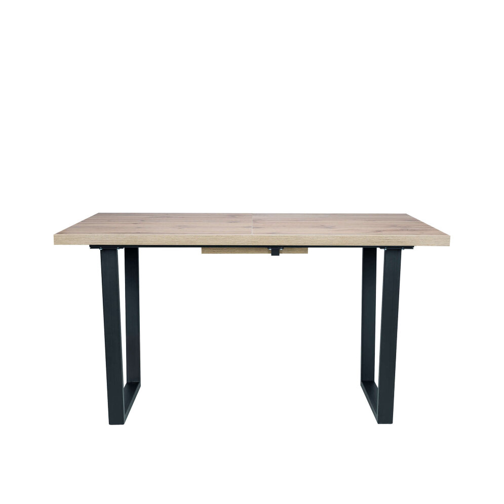 Стол раздвижной Leset Ларс 2Р Дуб / Металл черный 
