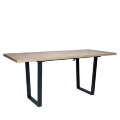 Стол раздвижной Leset Ларс 2Р Дуб / Металл черный 