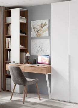 Стол письменный со шкафом настольным Порто 