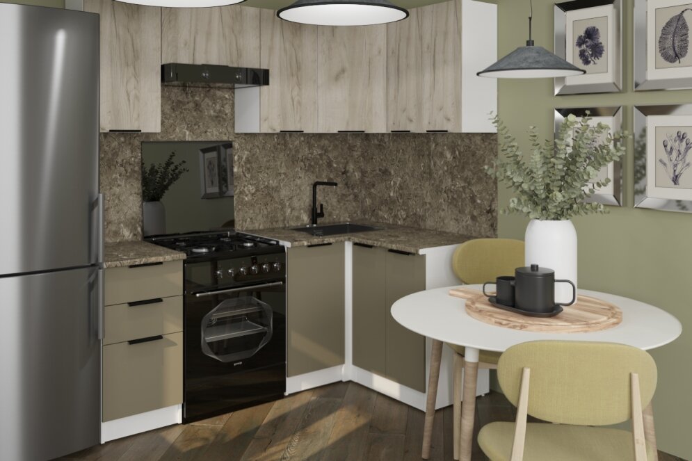 Кухонный гарнитур Альба оптима 5, 120х200 см 