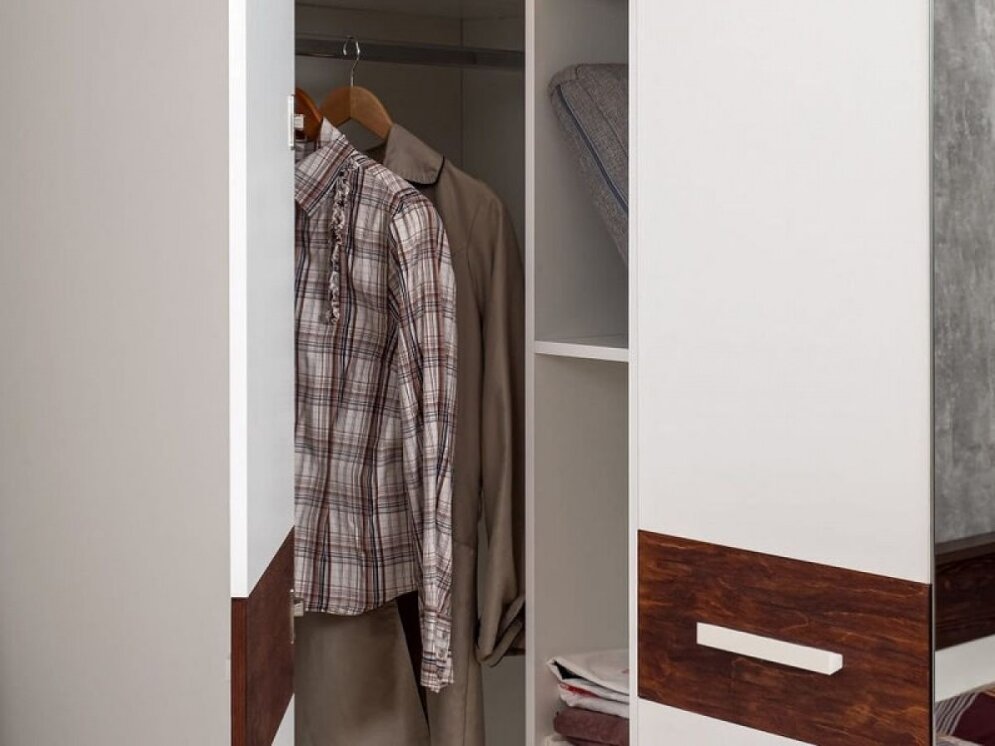 Шкаф для одежды и белья Норвуд 555  