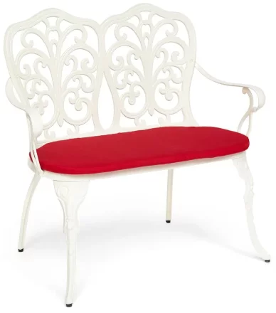 Скамья Secret De Maison Symphonie butter white + подушка