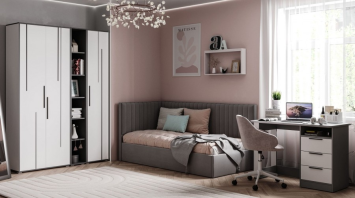 Кровать-софа мягкая Грей