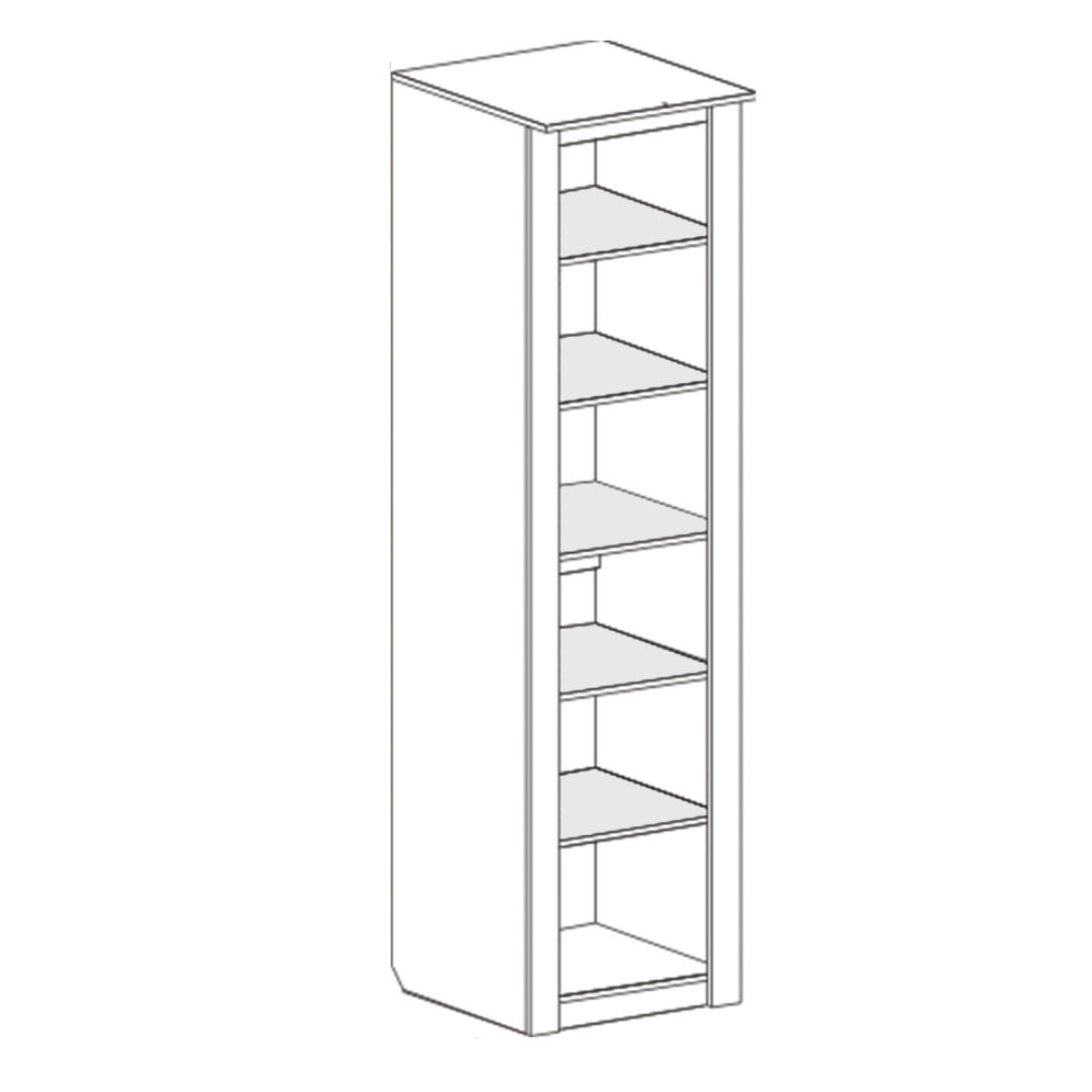 Шкаф однодверный Элана, сонома (спальня)  