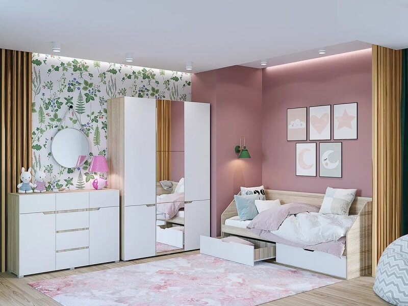 Комод 1200 Анталия, белый   