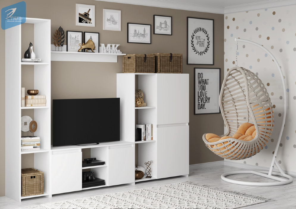 Гостиная Милано-5, белый 