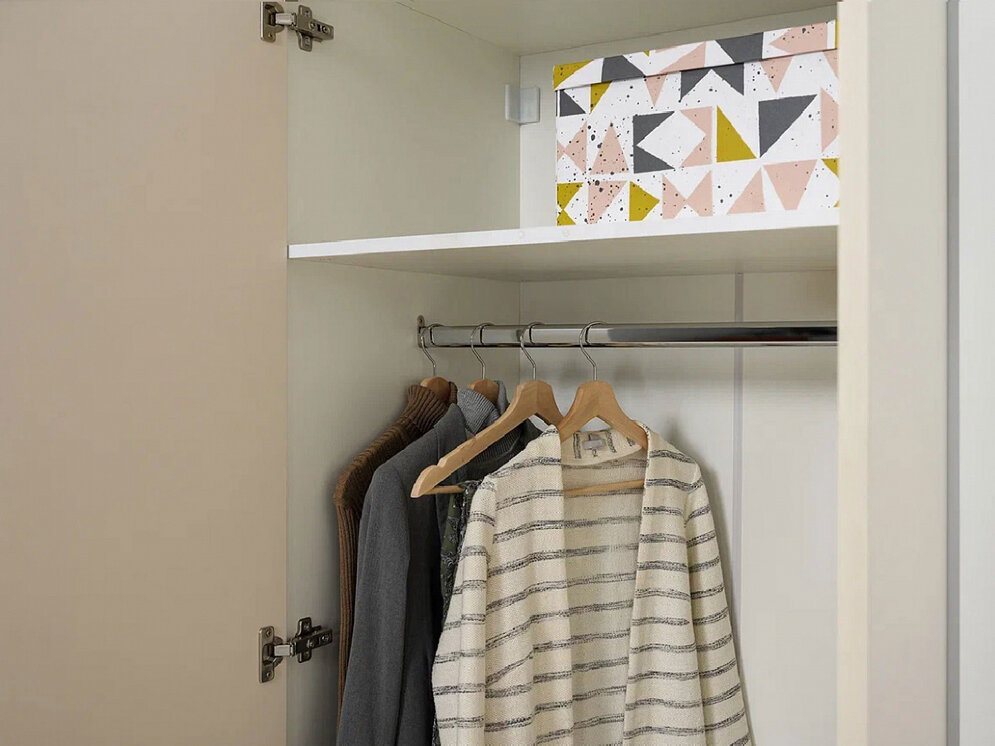 Шкаф 2-х створчатый 16.317.02 Марвэл, белый 