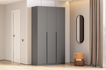 Шкаф &amp;quot;ШК 5&amp;quot; (1200) (Серия 2) Графит серый