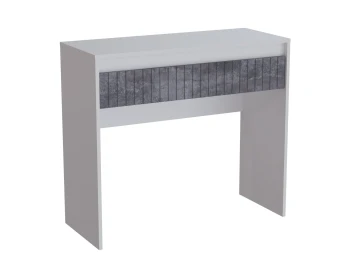 Стол туалетный Ливерпуль, белый/бетон темный