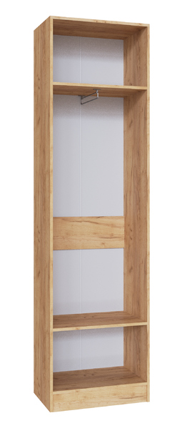 Шкаф платяной Руэлла, Крафт золотой/Белый 