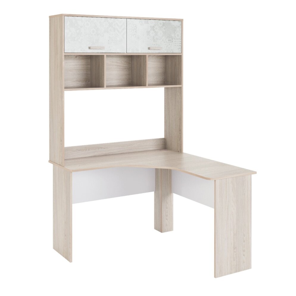 Стол угловой со стеллажом Паскаль 