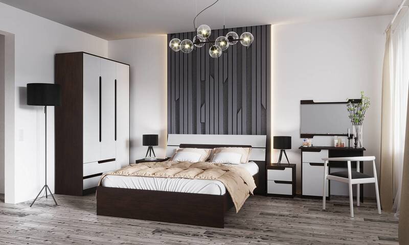 Стол туалетный Гавана, белый гялнец 