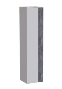 Пенал Ливерпуль, белый /бетон темный