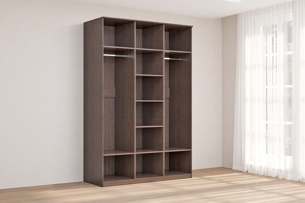 Шкаф 3 двери КЭТ-4, венге 