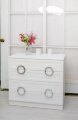 Комод 4 ящика Милан, серебро 