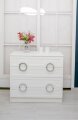 Комод 4 ящика Милан, серебро 