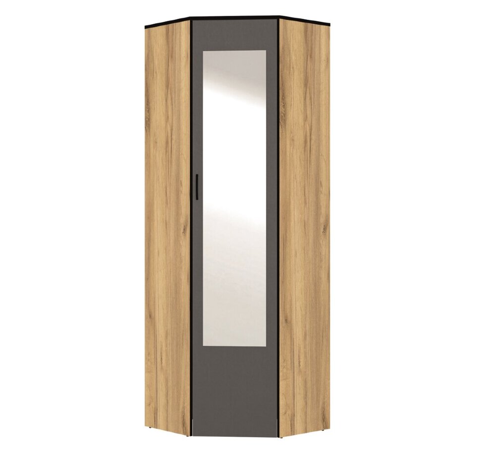 Шкаф угловой с зеркалом 9.2 Ольга-Лофт 