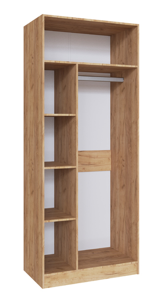 Шкаф универсальный Руэлла, Крафт золотой/Белый 