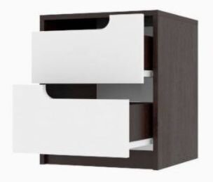 Тумба прикроватная Гавана, белый глянец 