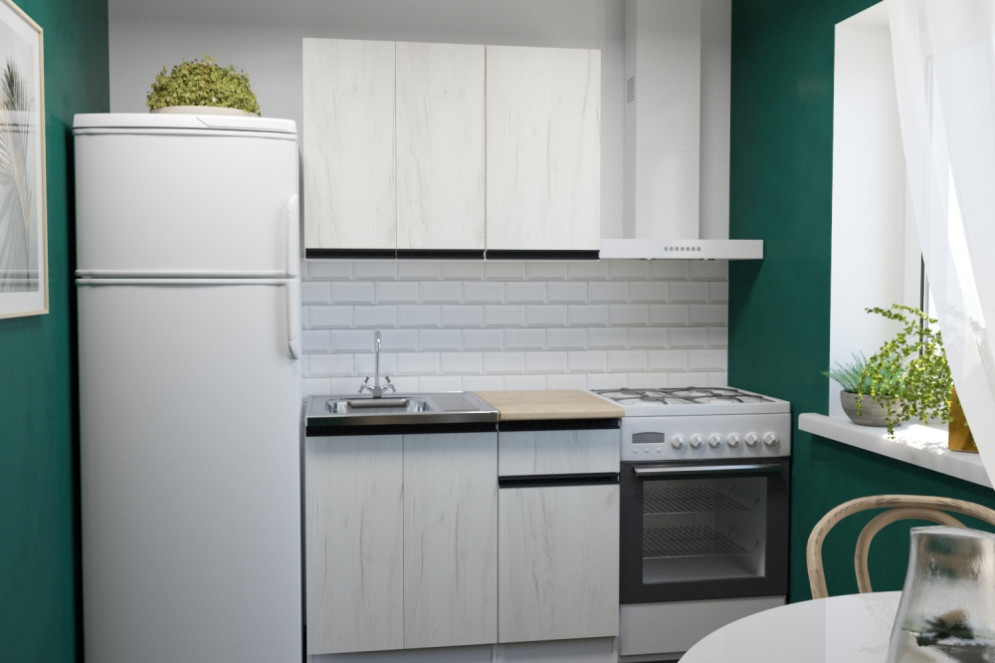 Кухонный гарнитур Амели мини, 100 см 