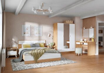 Кровать двуспальная Ирис 