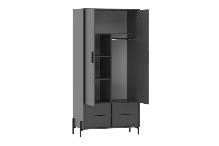 Шкаф двустворчатый НМ 040.41 Тео 