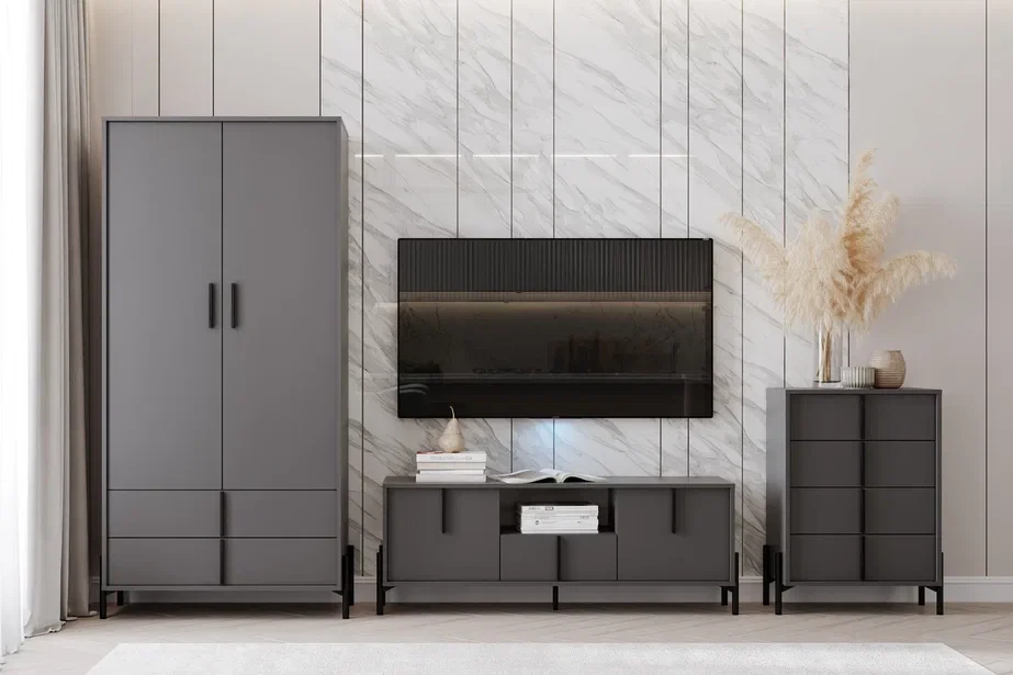 Шкаф двустворчатый НМ 040.41 Тео 