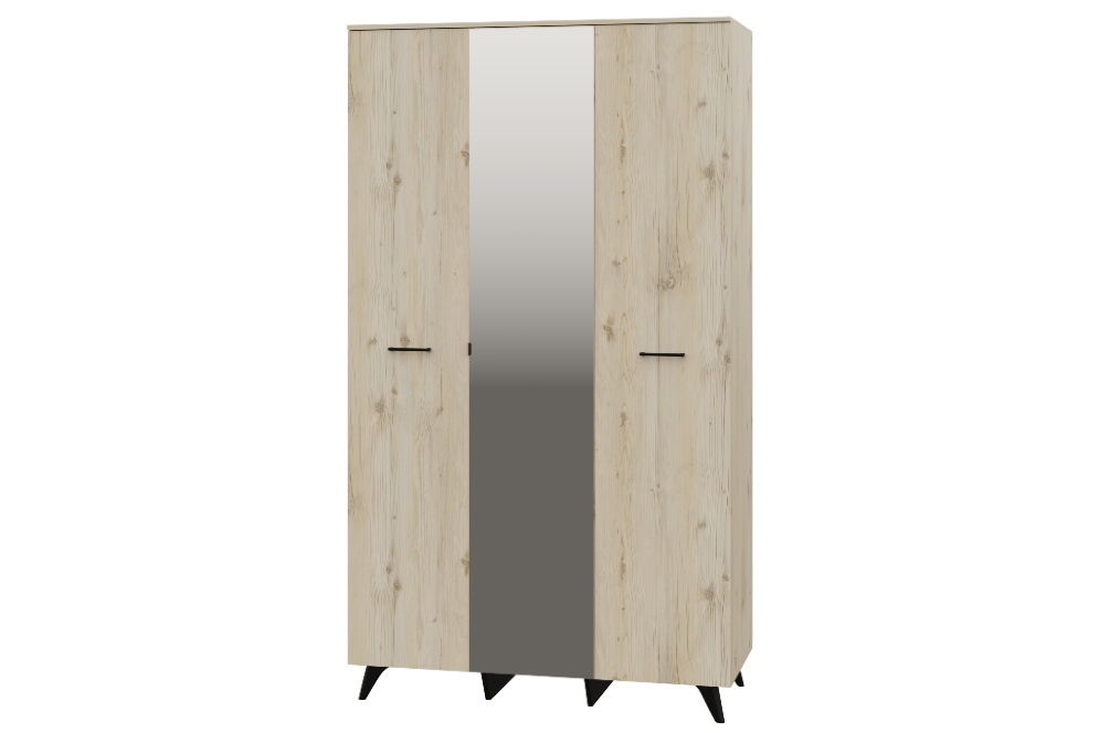 Шкаф для одежды 3-х дверный (с зеркалом) №18 Sofia 