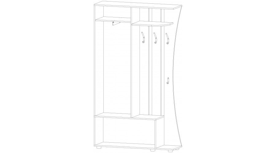 Прихожая Катрин, венге 