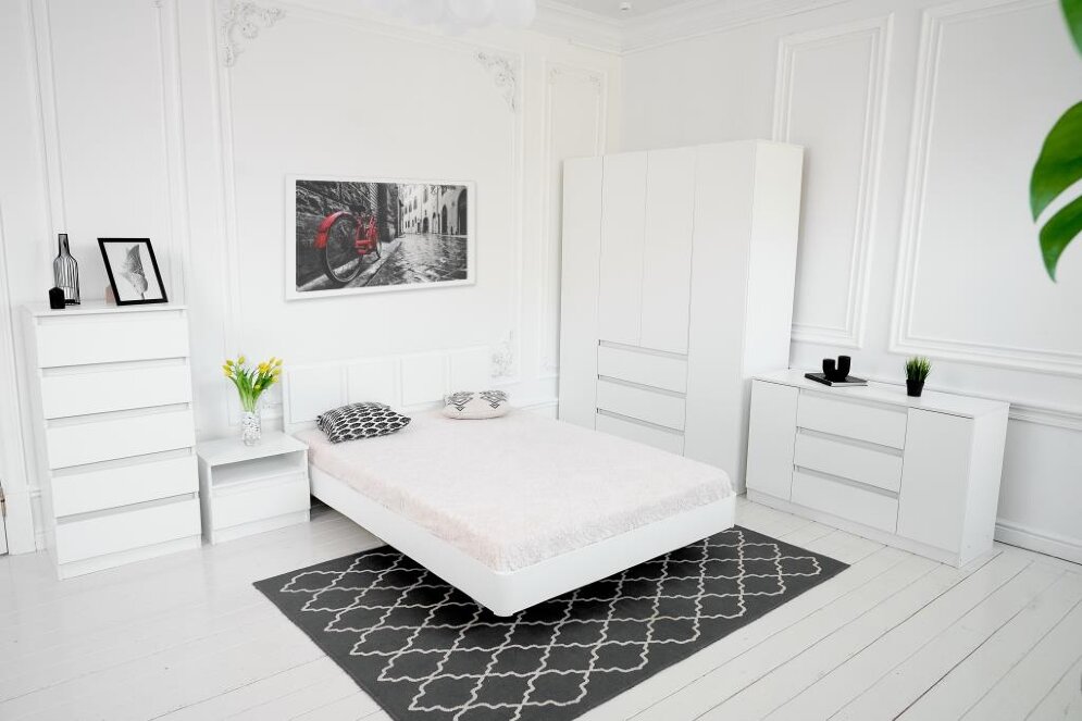 Тумба ТВ большая Парус, белый 