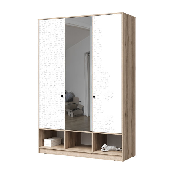 Шкаф 3-х створчатый с зеркалом Киви ШК-03 