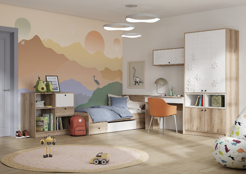 Шкаф 3-х створчатый с зеркалом Киви ШК-03 