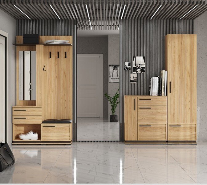 Вешалка Модена МВ-30, гикори-венге 