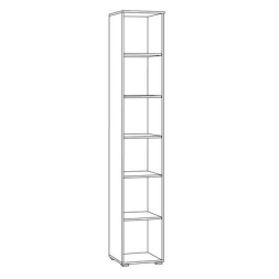 Шкаф-пенал Остин, Графит