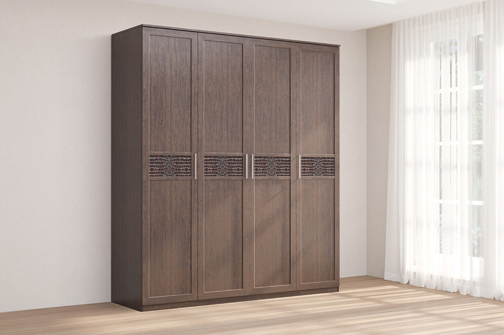 Шкаф 4 двери глухие КЭТ-4, венге 