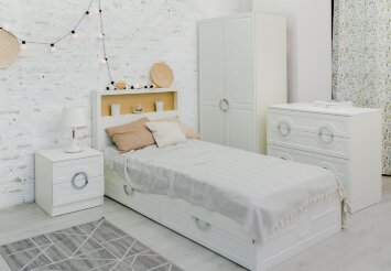 Модульная подростковая Милан, серебро