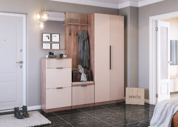 Тумба с дверками и ящиком Тоскана 