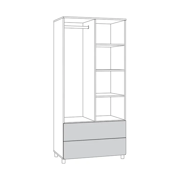 Шкаф для одежды Эйп 