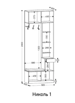 Прихожая Николь-1