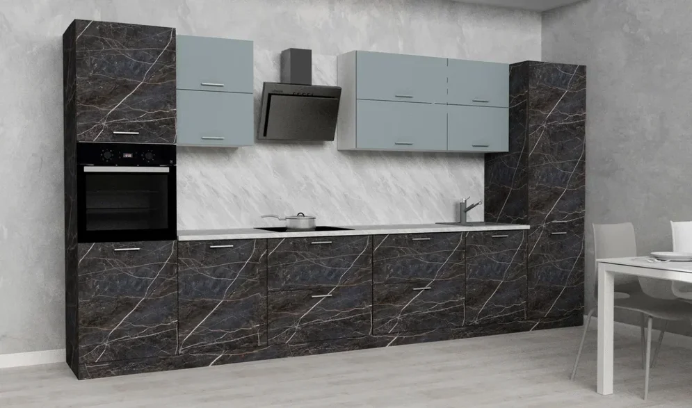 Модульная кухня АТР, пасифай/файерстоун (400 см)  