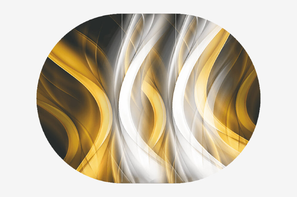 Стол раздвижной Бостон-3 Охра (Триумф) 