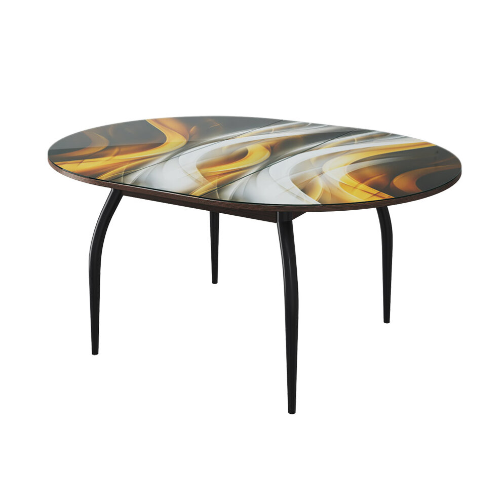 Стол раздвижной Бостон-3 Охра (Триумф) 