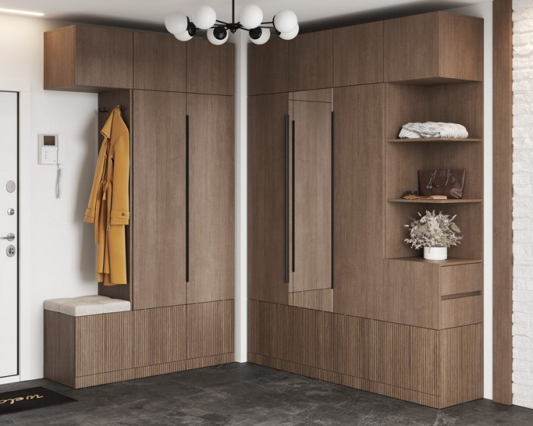 Стеллаж Кантри (с ящиками), Кадена Вуд 