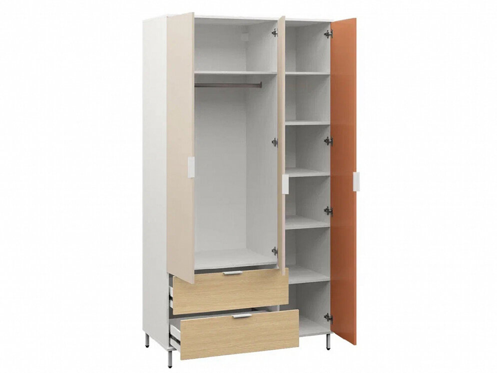 Шкаф 3-х створчатый 16.317.03 Марвэл, белый 