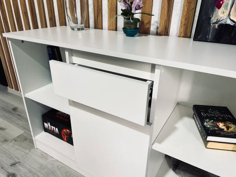 Тумба ТВ малая Парус, белый 