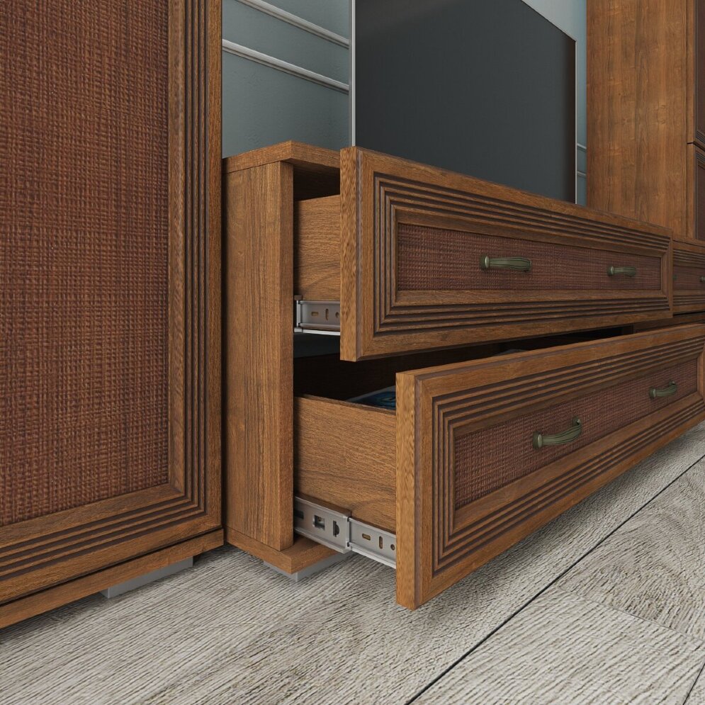 Модульная гостиная Ливорно 2, орех донской  