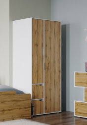 Шкаф Харви, белый/вотан