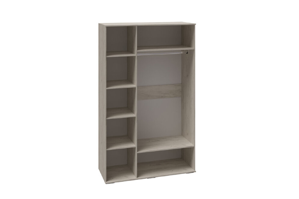 Шкаф 3 двери с зеркалом СШ-23 София, Дуб крафт белый  