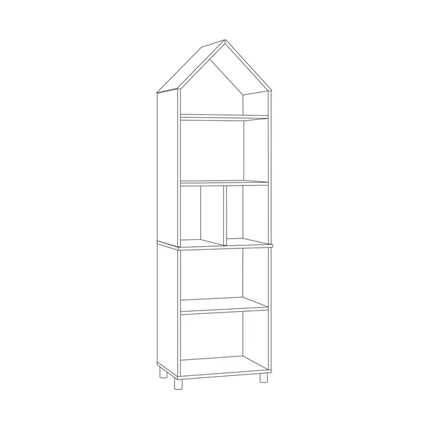 Шкаф-стеллаж Эйп 