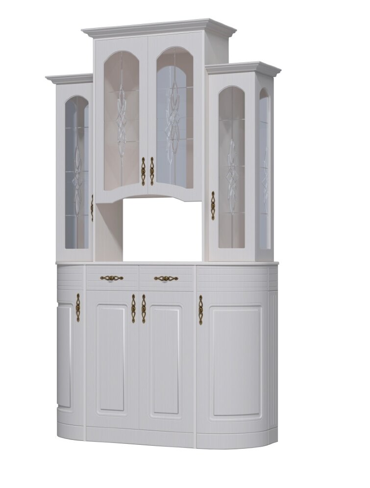 Шкаф универсальный с зеркалами Венеция В-1  